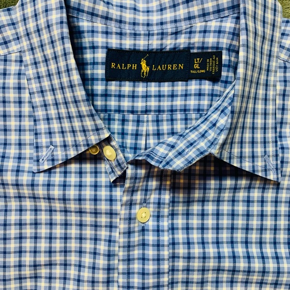 Ralph Lauren Other - 3 for $15🎉HPRalph Lauren Dress Shirt💙🤍 Large Tall 🎉